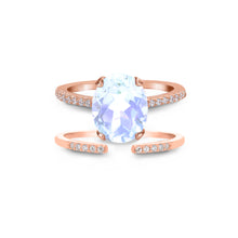 Load image into Gallery viewer, Moonstone Rings Set
