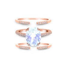 Load image into Gallery viewer, Moonstone Premium Rings Set
