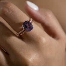 Load image into Gallery viewer, Amethyst Rings Set
