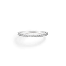 Load image into Gallery viewer, Eternity Half Surround Silver Ring
